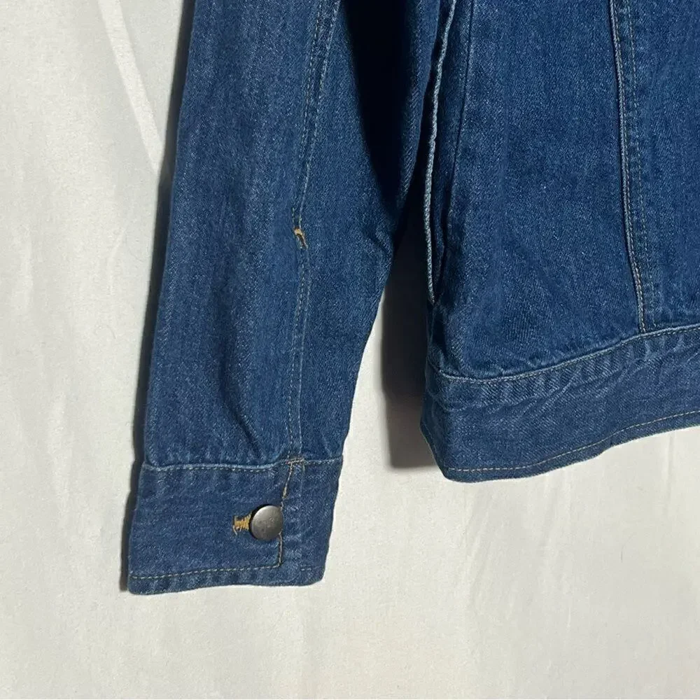 Disney Snow White Animators' Denim Jean Jacket Girls 9/10 Vintage
